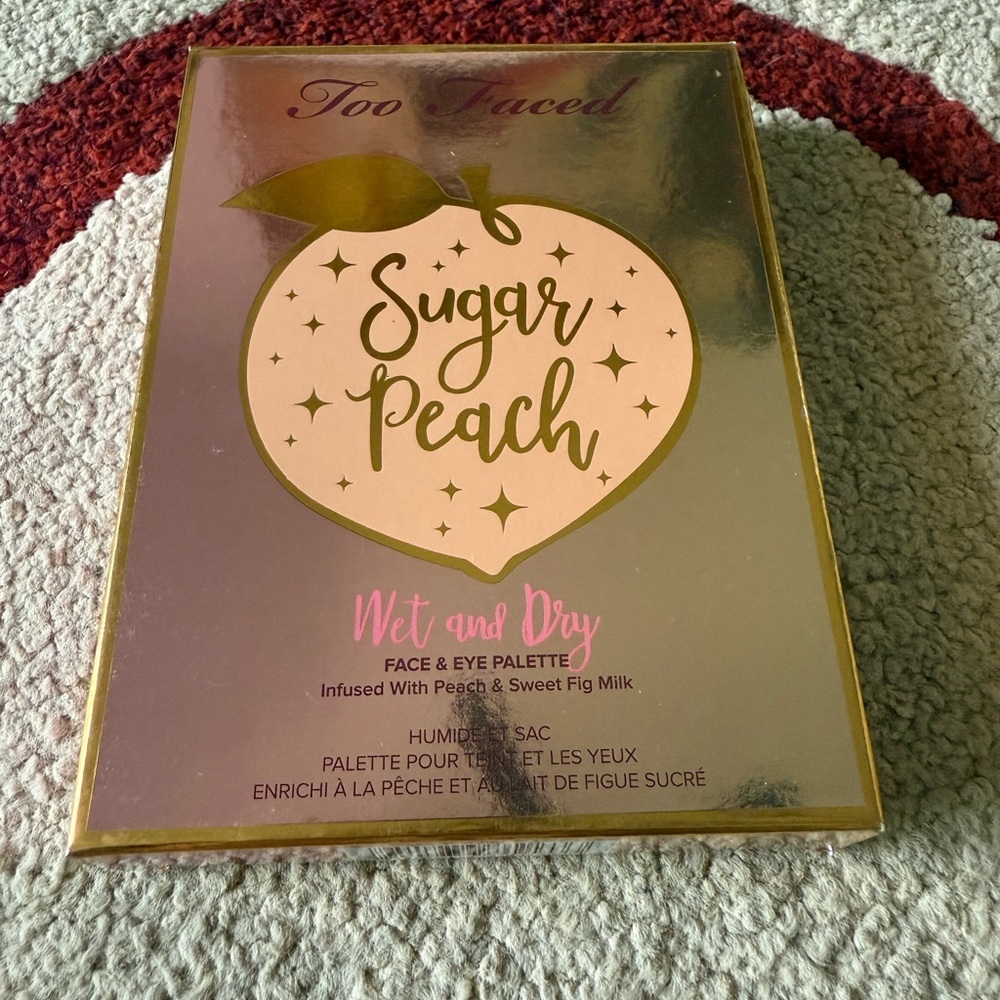 Too Faced Sugar Peach Wet and Dry Face and Eye Palette